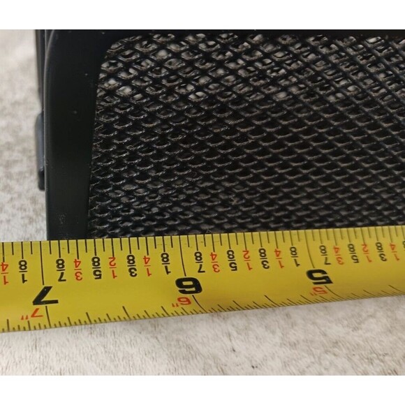Metal Mesh File Magazine Holder Desktop Organizer 4 Compartments for Home Office - Picture 6 of 8